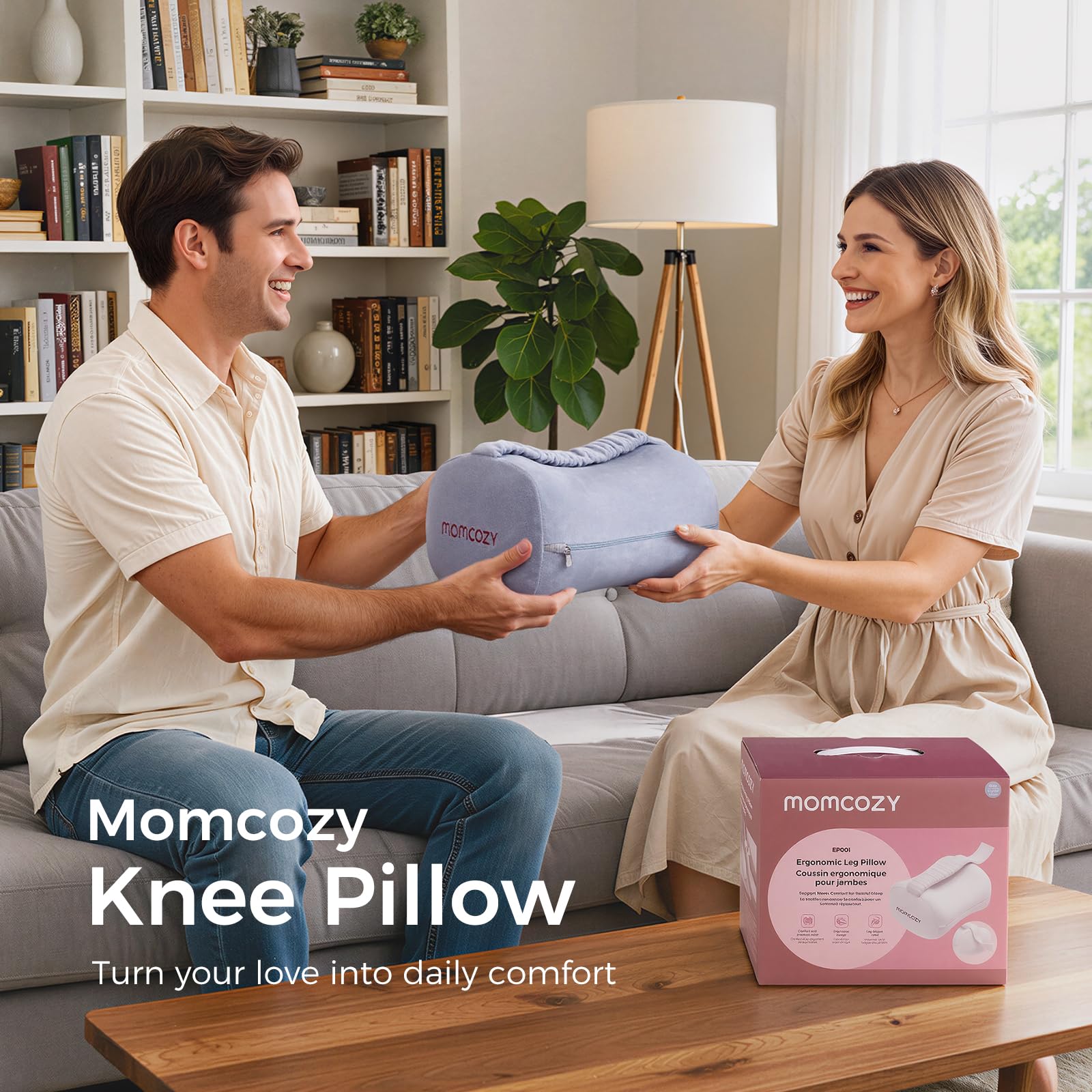 Momcozy pillow is lightweight and travel-ready for on-the-go comfort.