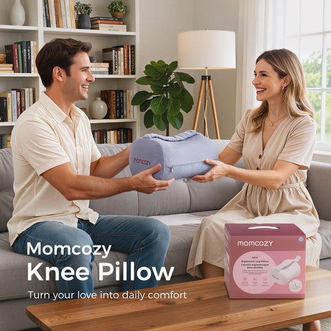 Momcozy pillow is lightweight and travel-ready for on-the-go comfort.