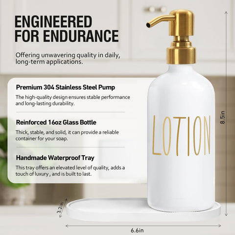 MOMEEMO soap and lotion label closeup helps prevent mixups.