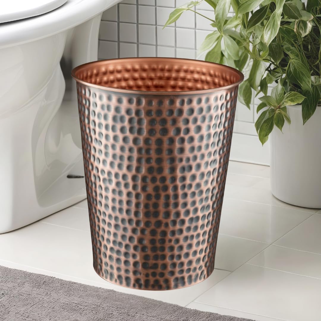 Monarch Abode compact desk trash bin fits neatly beside your workspace