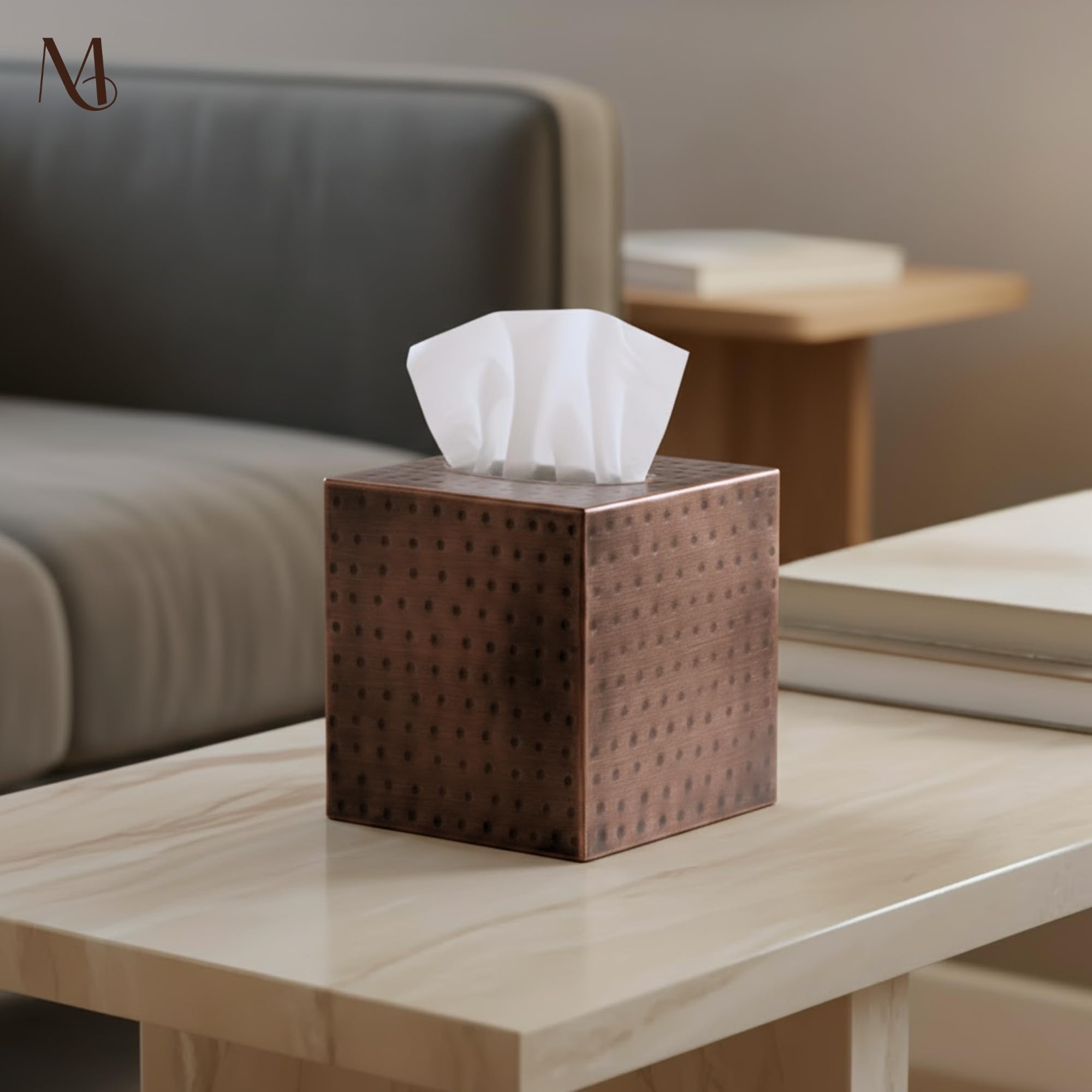 Monarch Abode open bottom refill design makes quick tissue replacements effortless.