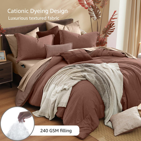 Monbix comforter vacuum-pack highlighting compact storage and shipping efficiency.