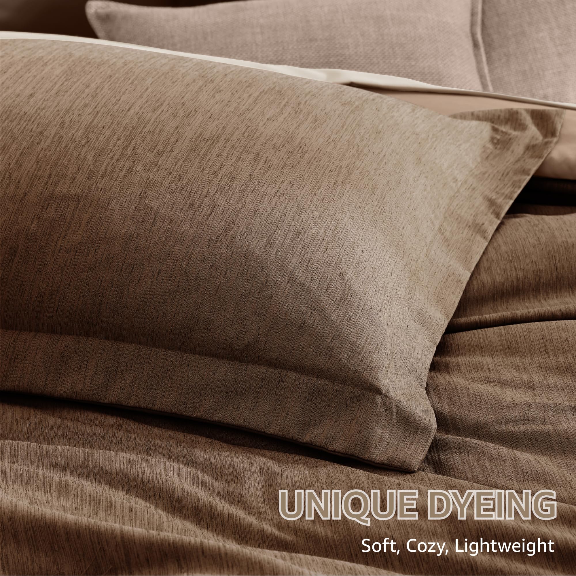 Monbix pillow shams shown with coordinated colors to complete the look.