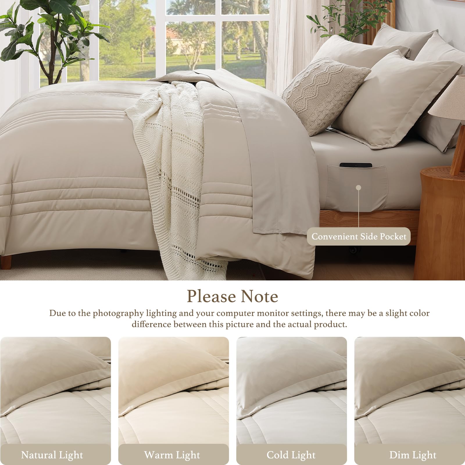 Monbix pillowcase 20x30 protects pillows and completes the look