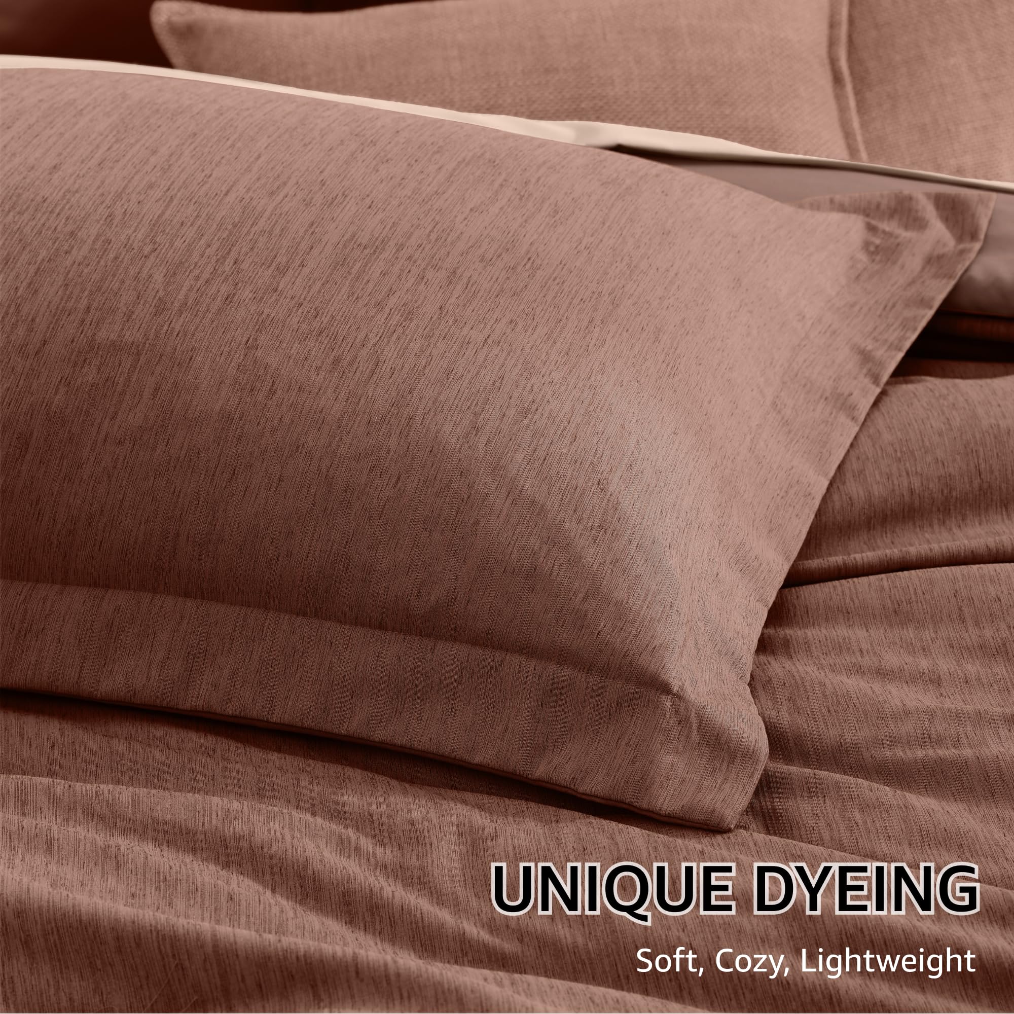 Monbix pillowcases 20x40 paired with shams for a coordinated look.