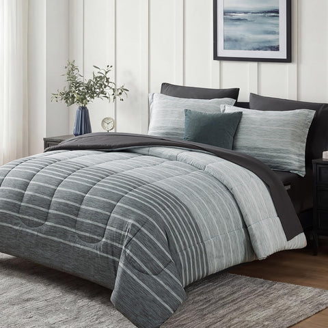 Monbix 7-piece bed in a bag for simple, complete bedroom setup