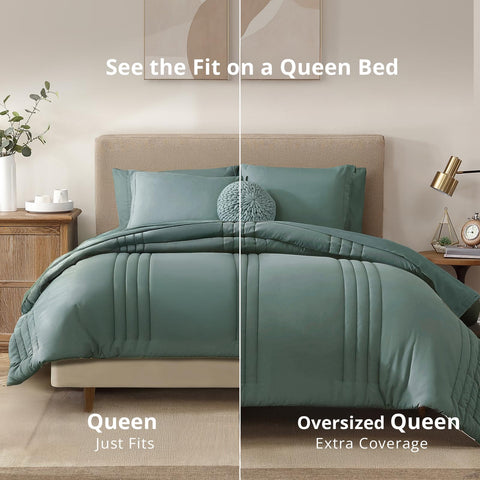 OEKO-TEX Standard 100 certified fabric in Monbix sage green bedding