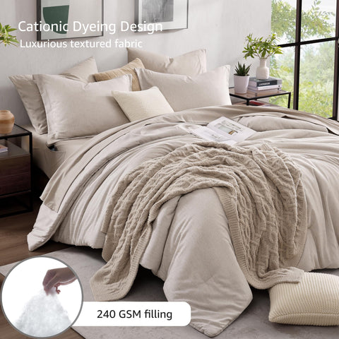 Monbix queen fitted sheet 60 x 80 inches + 14 inches secures snug fit