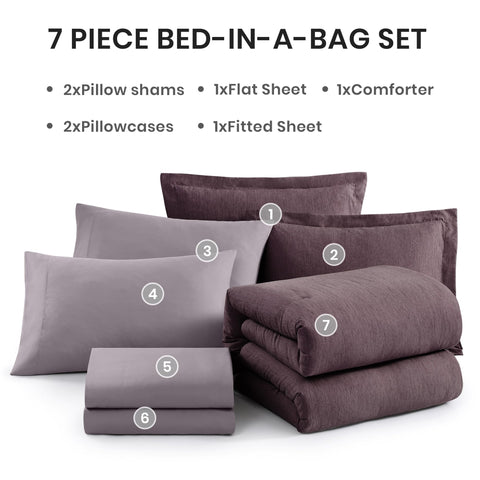 Monbix Queen Pillowcases close-up emphasize soft touch and easy care.