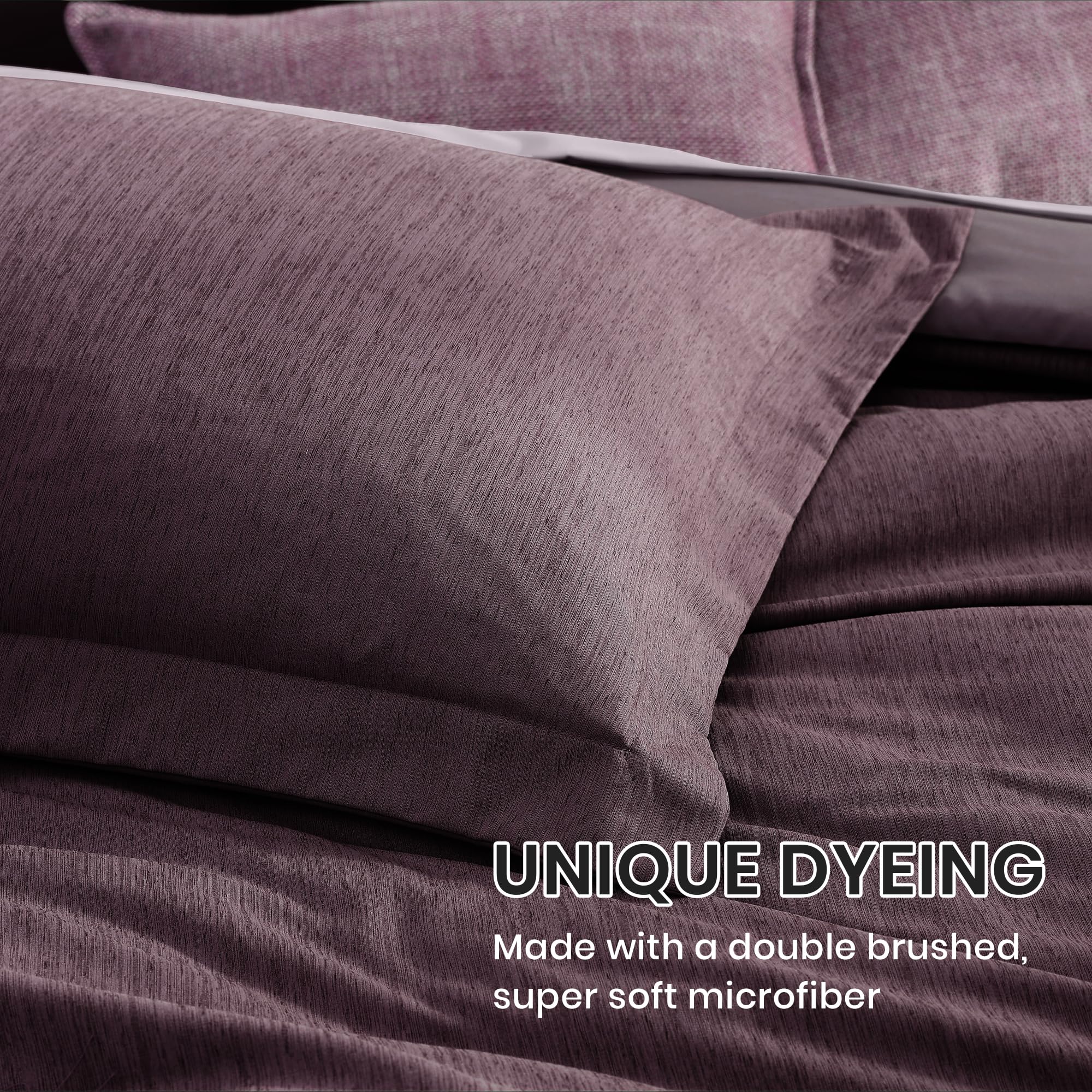 Monbix Queen Shams close-up highlight coordinated styling and neat stitching.
