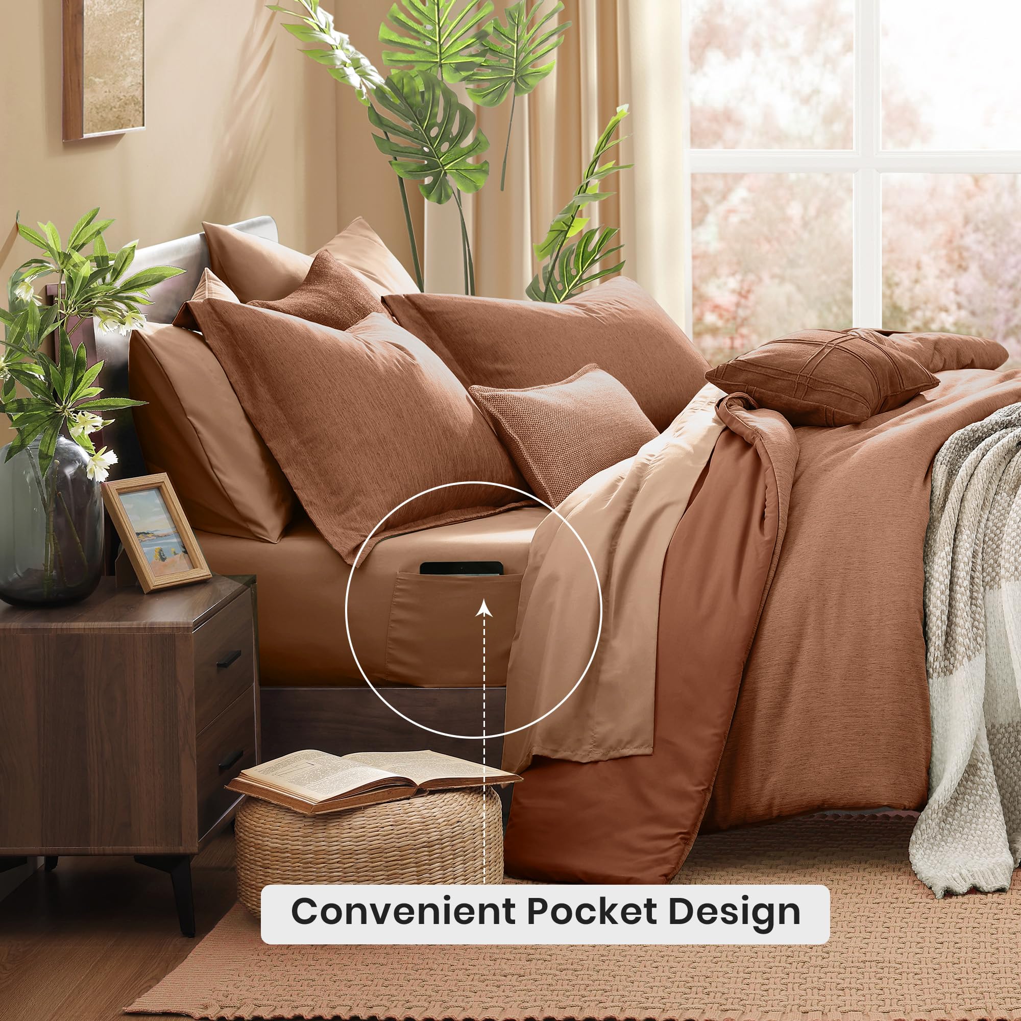 Monbix reversible design image demonstrates two colorways for seasonal variety.