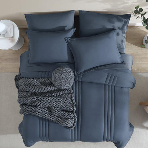 Monbix two shams for coordinated decorative look.