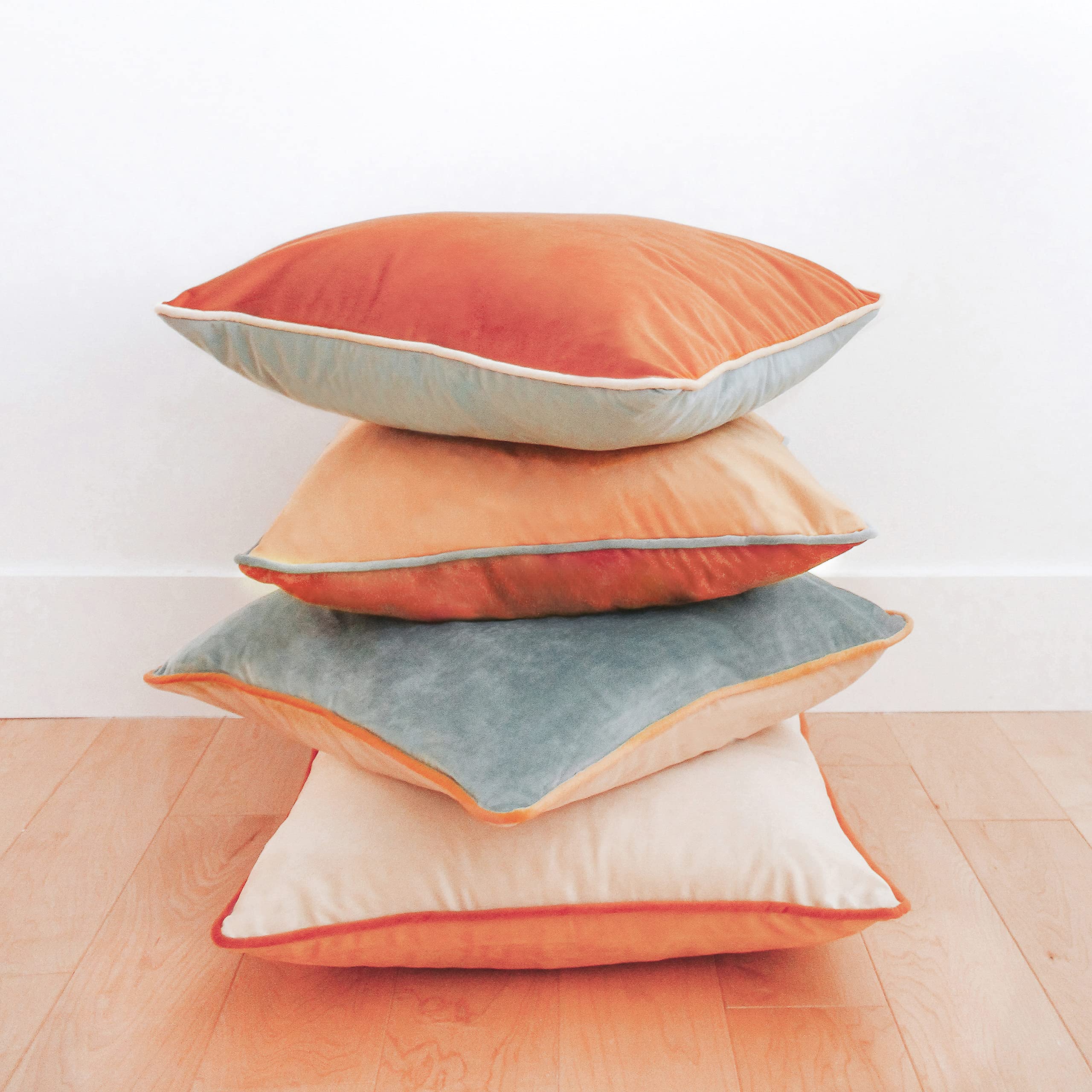 MONDAY MOOSE set of four velvet covers for flexible decor options