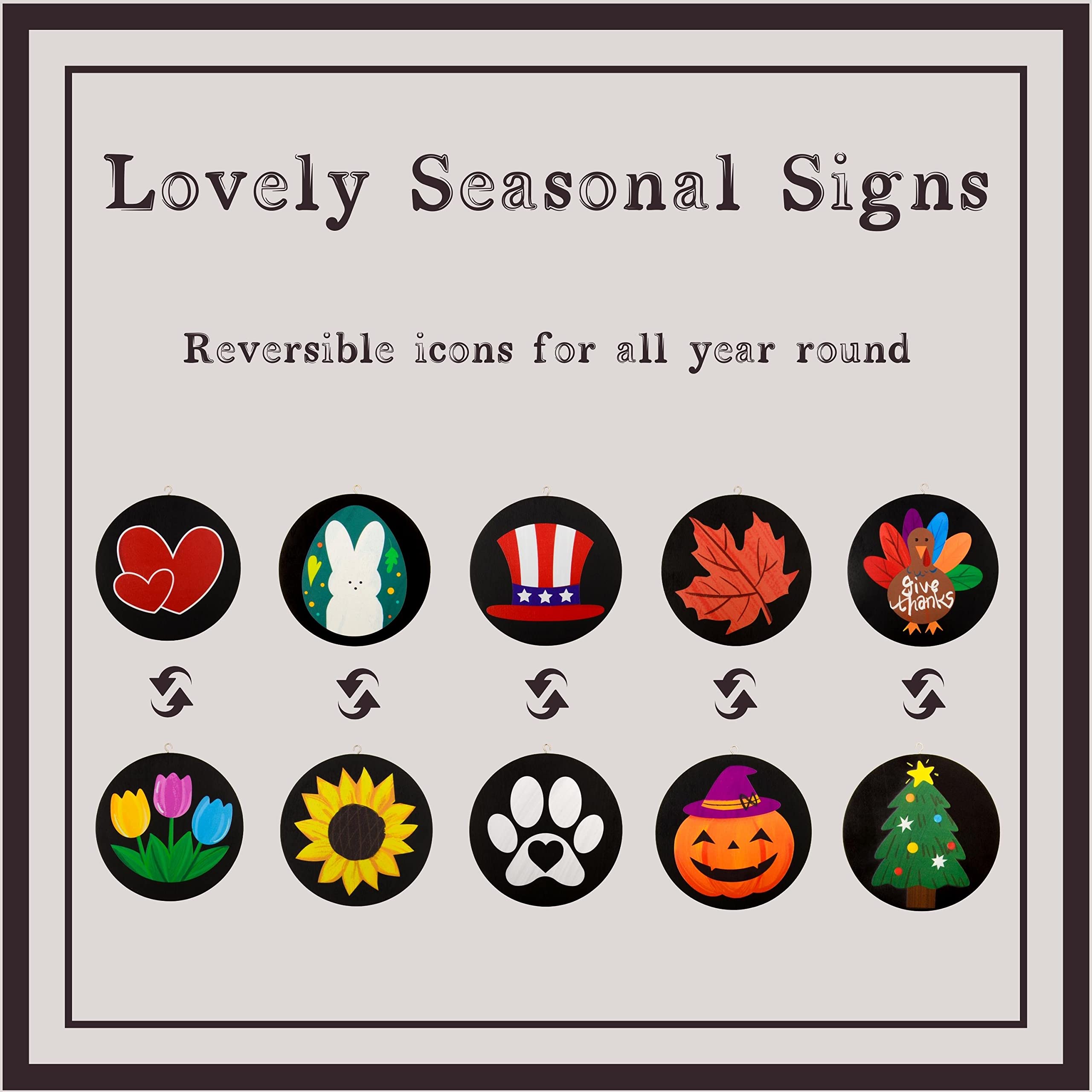 MONJITA wooden sign kit is easy to assemble and attaches securely.