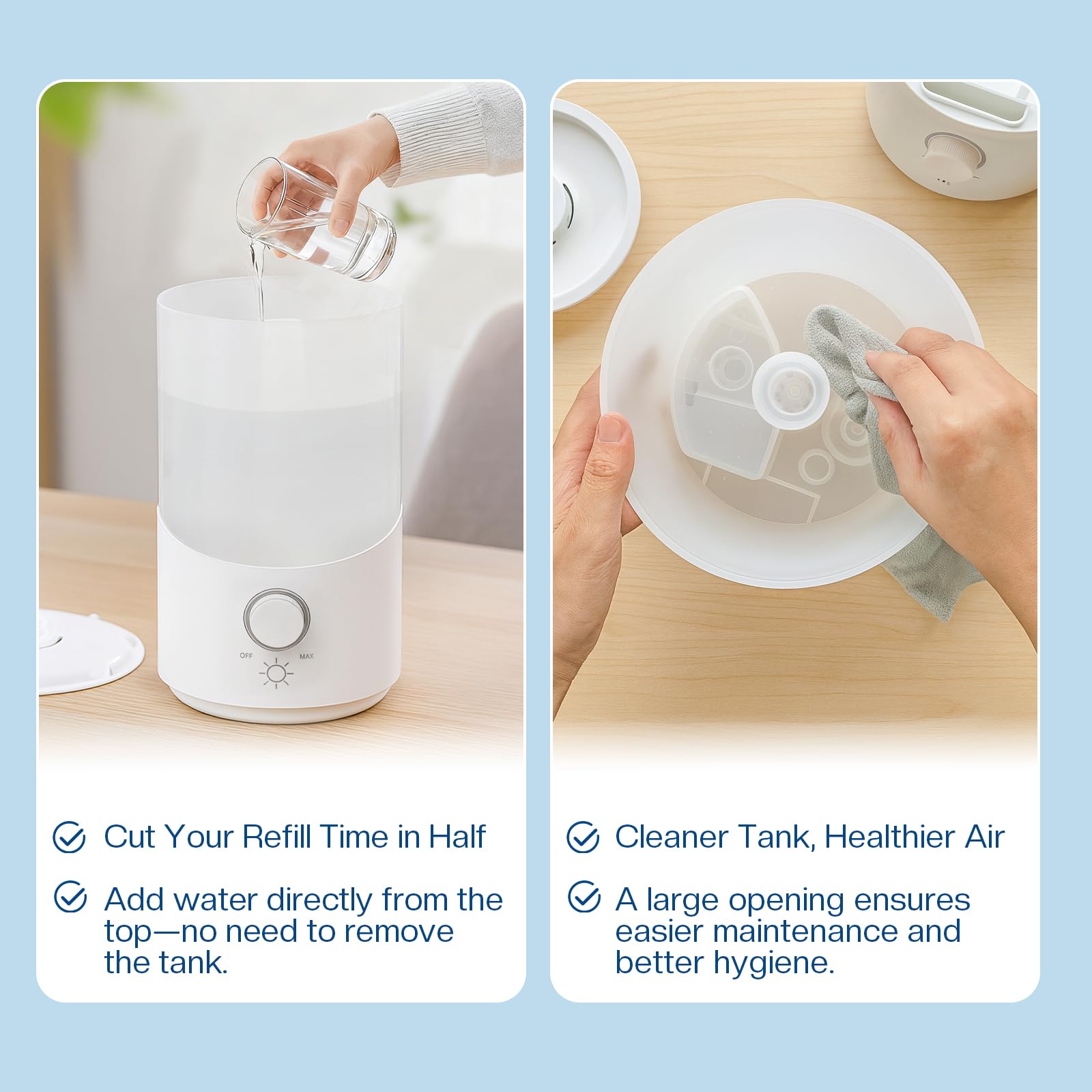 MONJUMR Adjustable mist knob allows personalized room or plant care