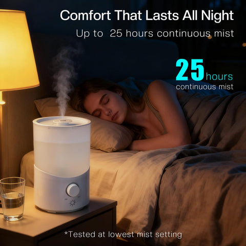 MONJUMR Whisper-quiet operation maintains calm sleep and work environments