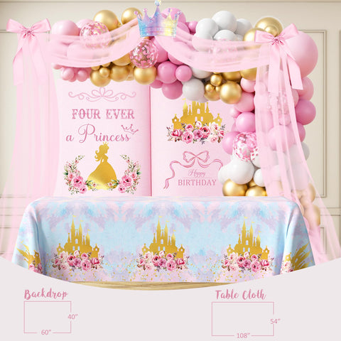 Monnberry castle foil balloon elevates centerpieces with magical fairy-tale charm