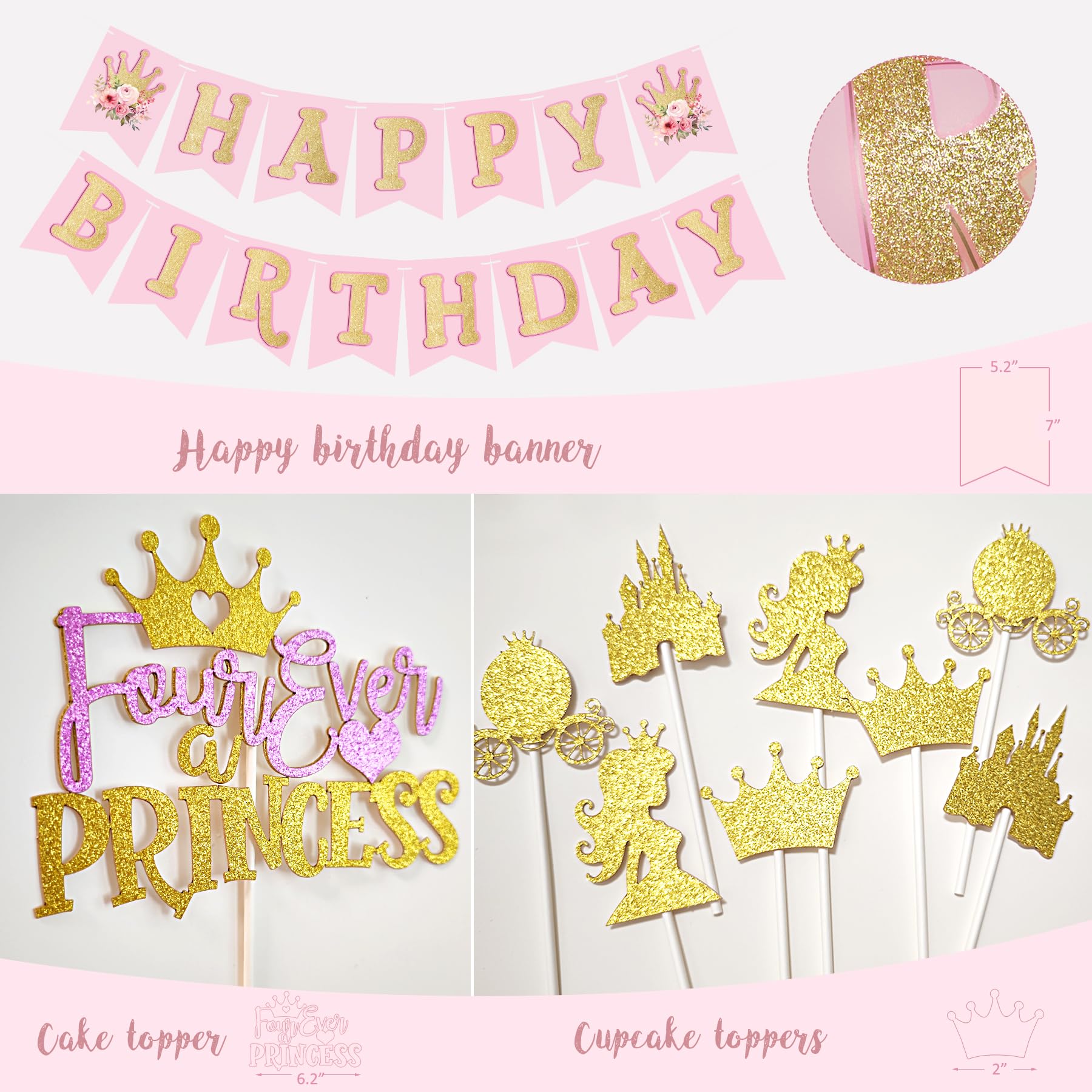 Monnberry princess-tablecloth-cake-topper ties the look together
