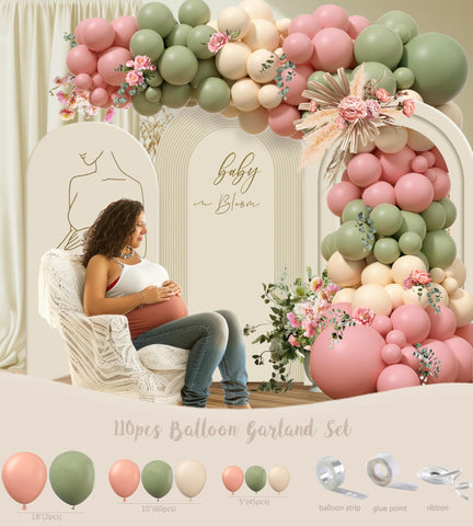 Monnberry wildflower banner adds spring florals to the theme.