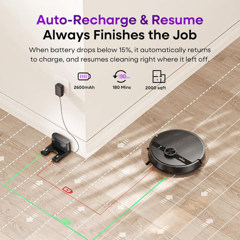 MONSGA app and voice control for convenient cleaning