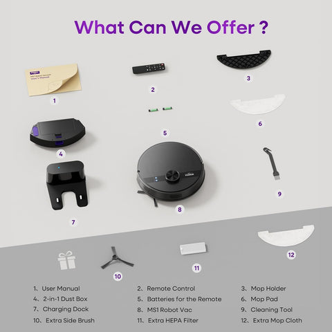 MONSGA pet-hair cleaning with tangle-free brush for easy maintenance