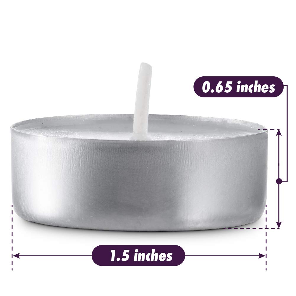 MontoPack European wax tealights offer clean, reliable burn.