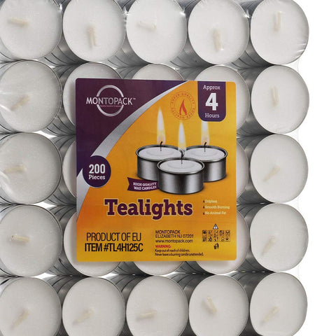 MontoPack smokeless tealights minimize smoke for indoor use.