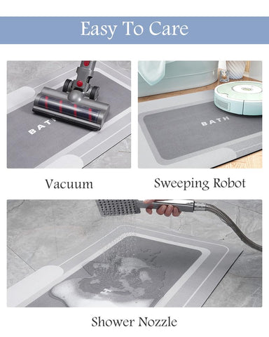 MontVoo durable grey mat resists pilling and fading for long-lasting use