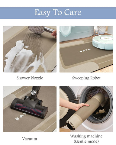 MontVoo easy-care design cleans with a wipe or rinse.
