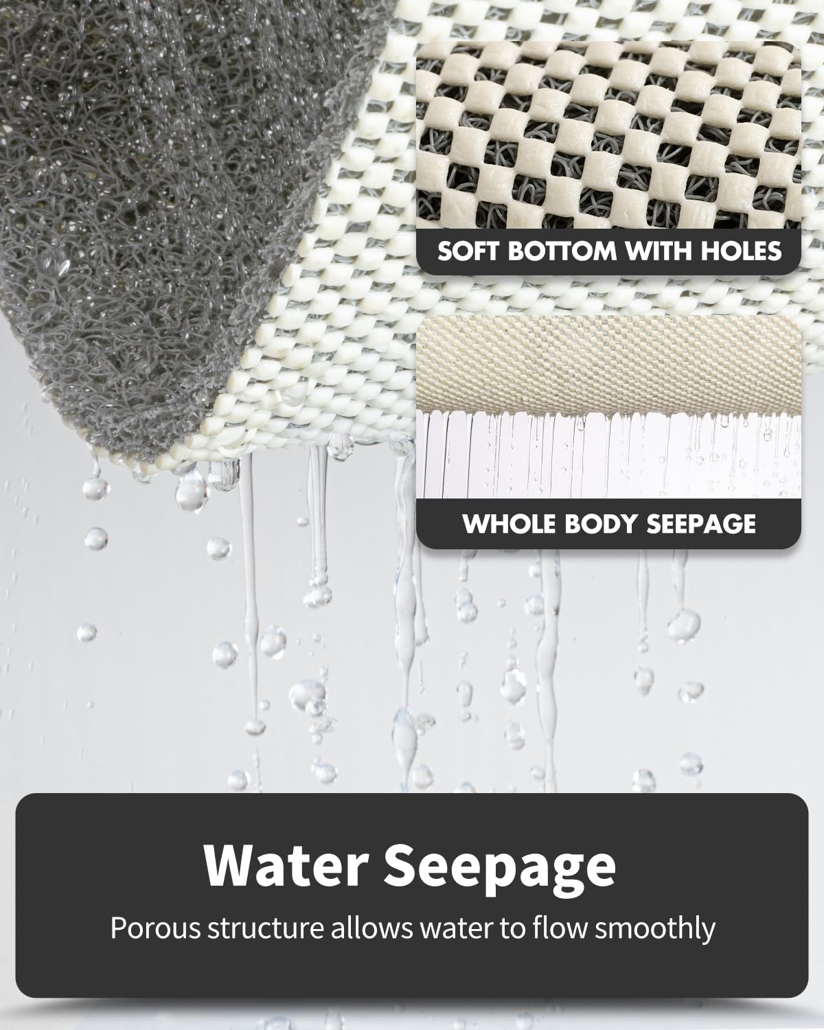 MontVoo easy cleaning foam top dries quickly to reduce residue