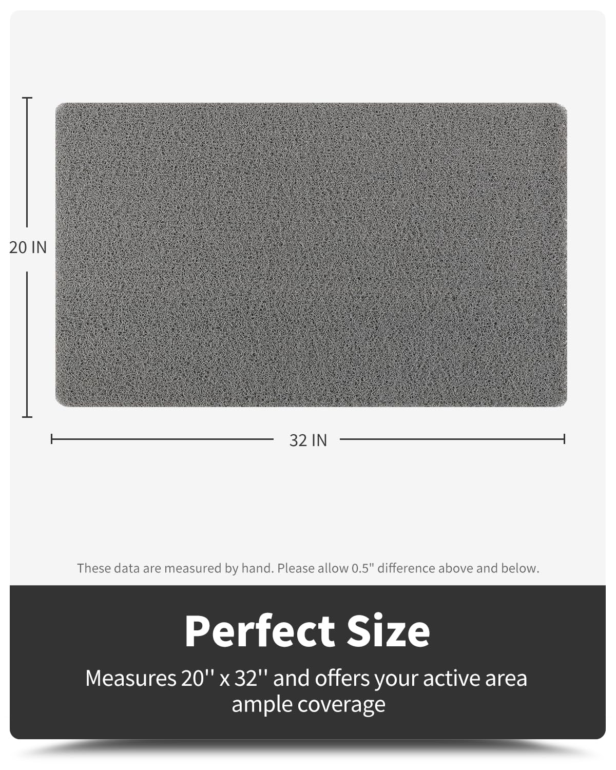MontVoo non-slip bathtub mat packaging image shows recyclable, odorless material