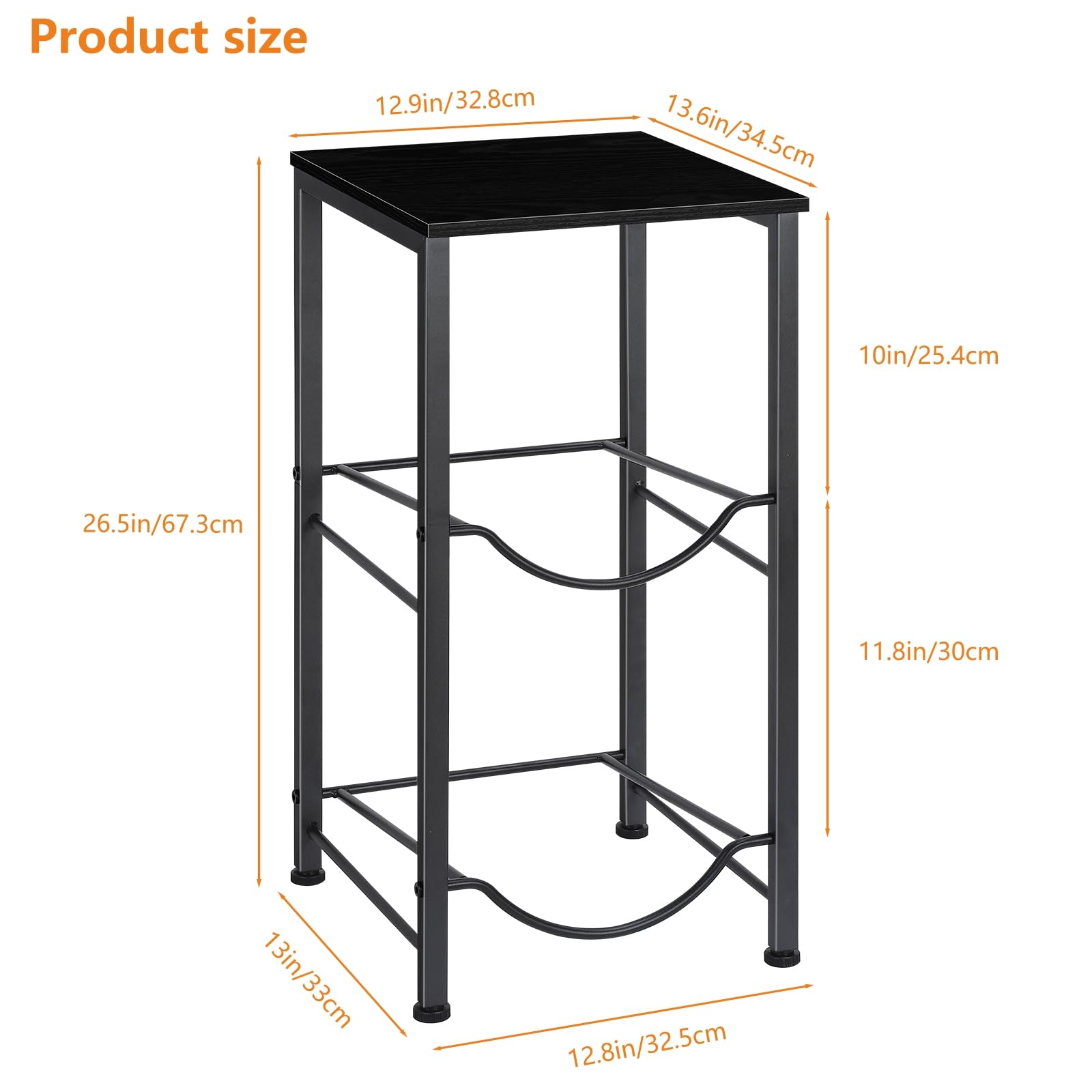 MOOACE heavy-duty steel frame provides stability for busy spaces