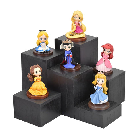 MOOCA official product black square risers for clean retail displays