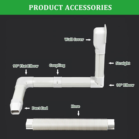 MOOITEK line set cover wall cover blends with outdoor decor.