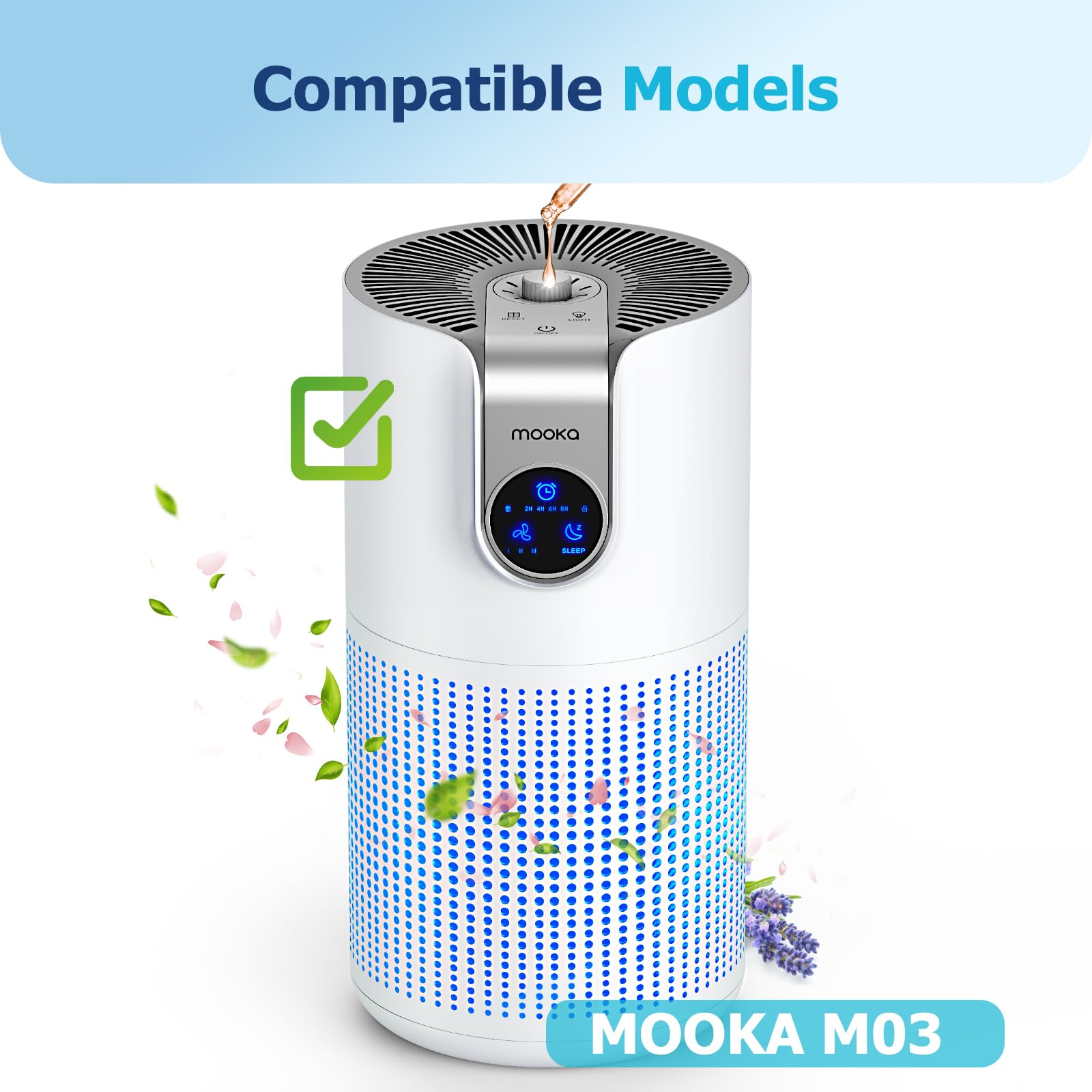 MOOKA activated carbon layer reduces odors in spaces.