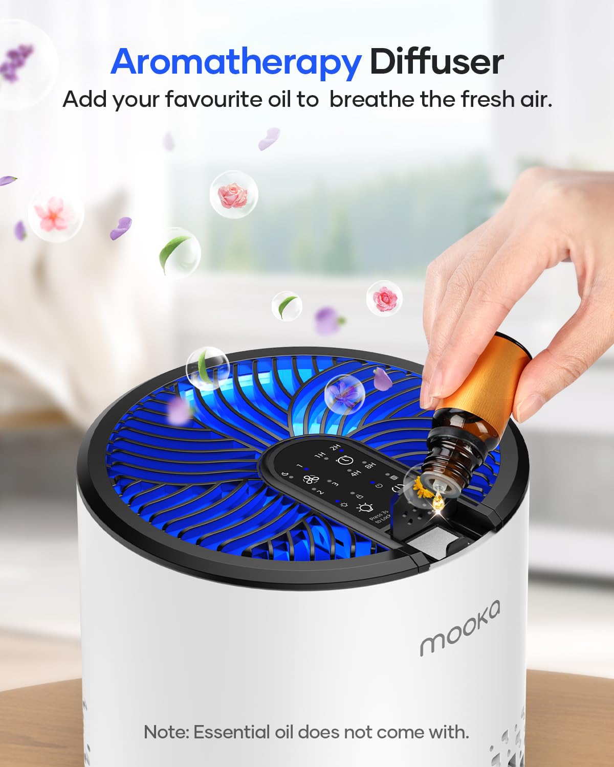 MOOKA KJ067L night light provides gentle ambiance