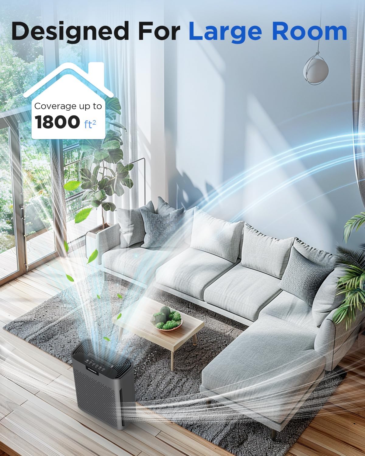 MOOKA filter indicator lit to remind cleaning