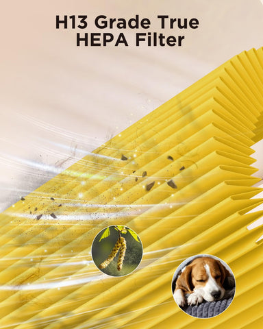 MOOKA AP-S0610L activated carbon filter reduces odors