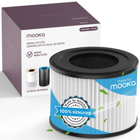 MOOKA AP-S0610L filter box, ready-to-use replacement kit for fresh indoor air