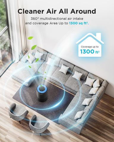 MOOKA AP-S0610L quiet operation at 13dB suitable for sleep