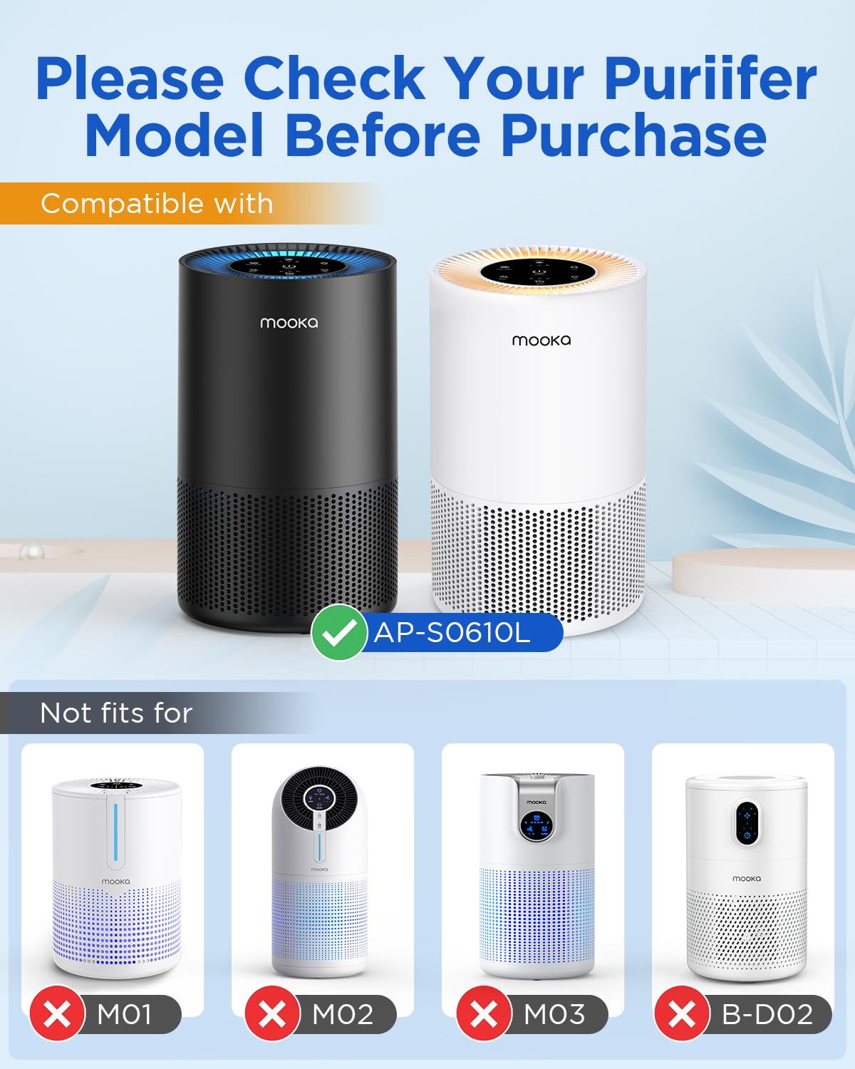 MOOKA AP-S0610L support and satisfaction guarantee for buyers.
