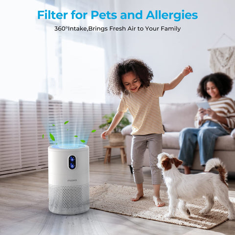 MOOKA B-D02L activated carbon layer reduces cooking and pet odors