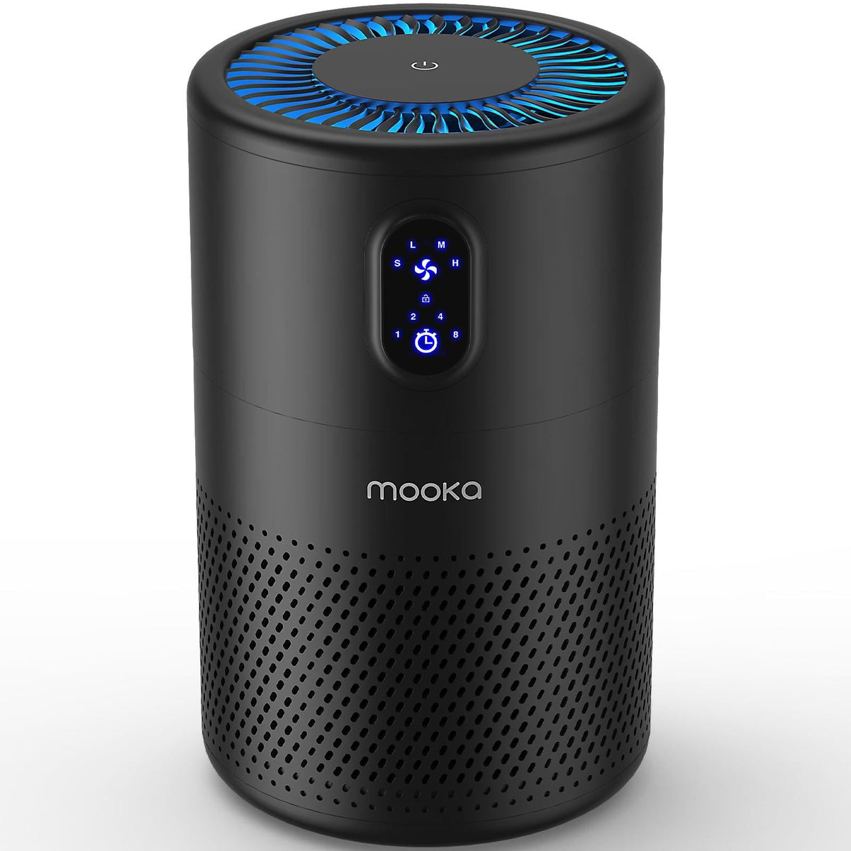 MOOKA B-D02L air purifier for large rooms with true HEPA filtration
