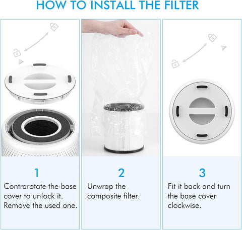 MOOKA B-D02L sealed-pack filter stays fresh until replacement
