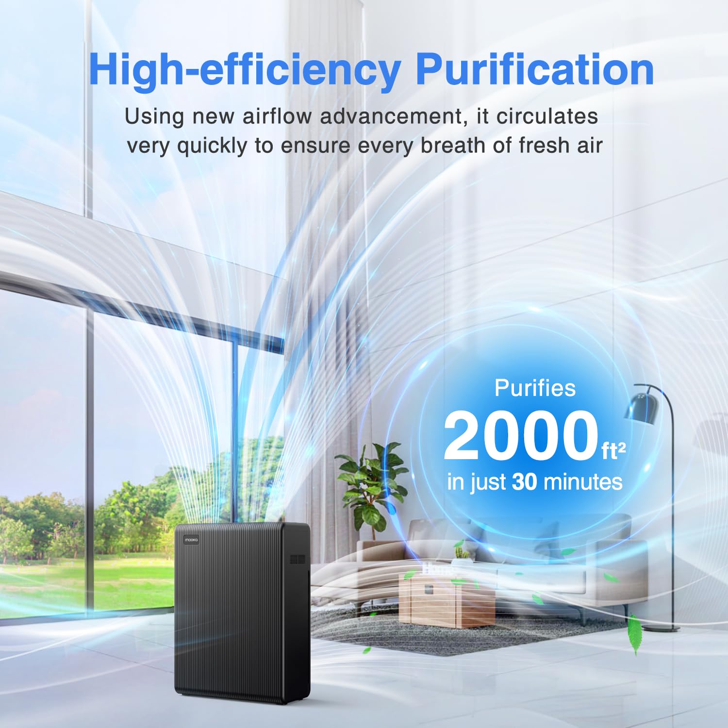 MOOKA FAMILY E-300L energy-saving mode illustration