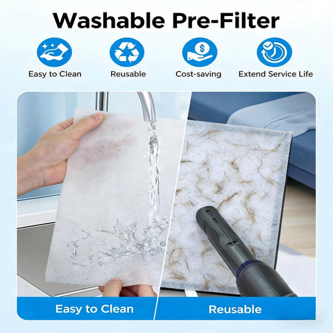 MOOKA HKB320F HEPA filter traps fine particles for cleaner air.