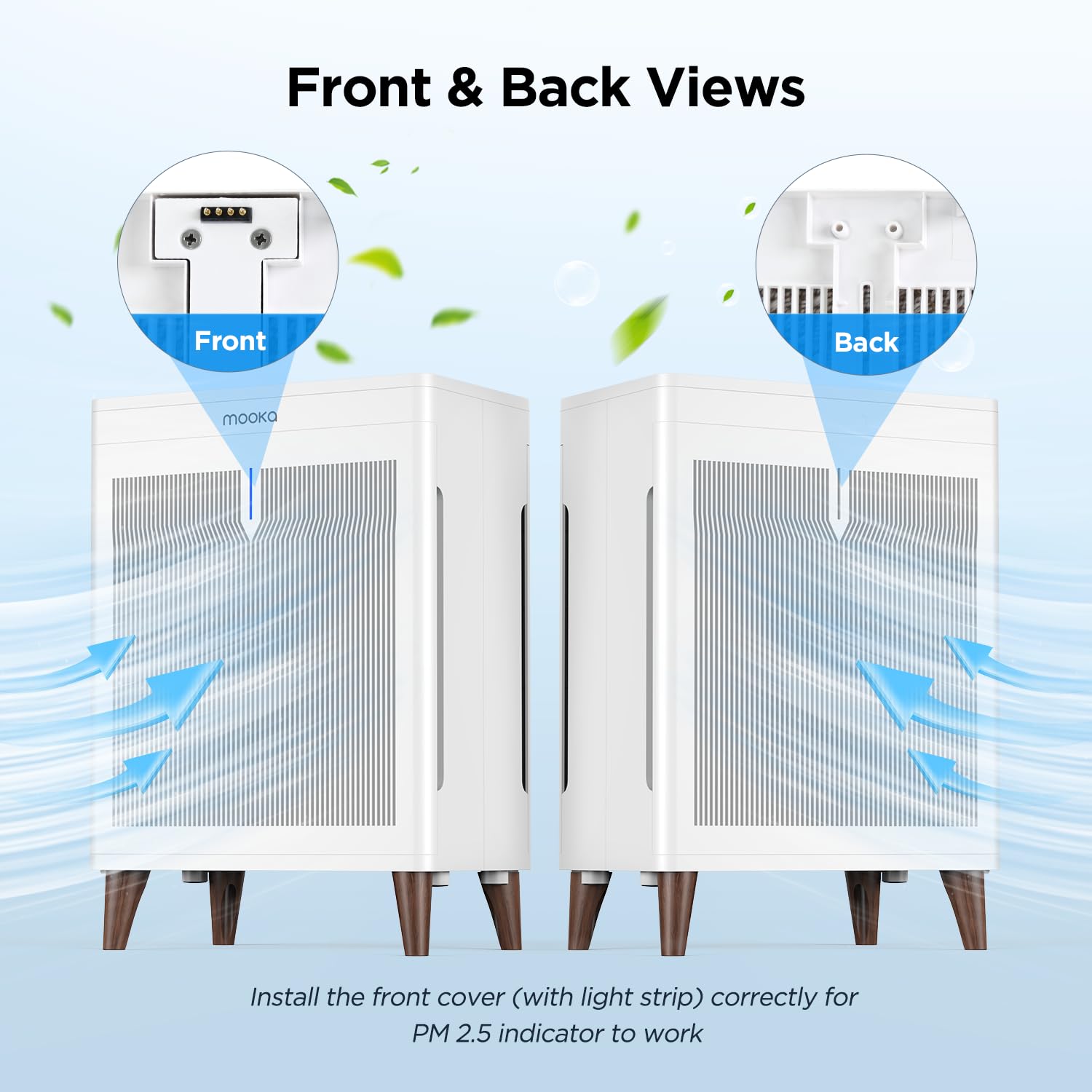 MOOKA HKB320F ozone-free certifications ensure safe air cleaning.