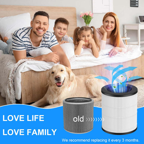 MOOKA M03 purifier with new filter installed for immediate use.