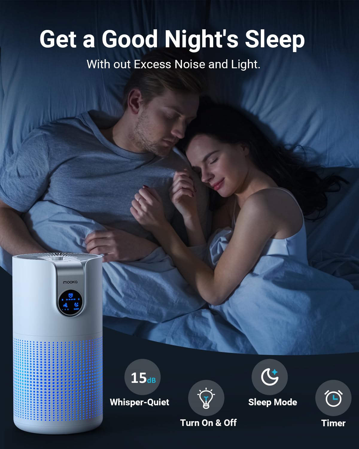 MOOKA M03 helps reduce pet odors in living spaces.