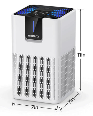 MOOKA M05 three-layer filtration captures 0.3 microns